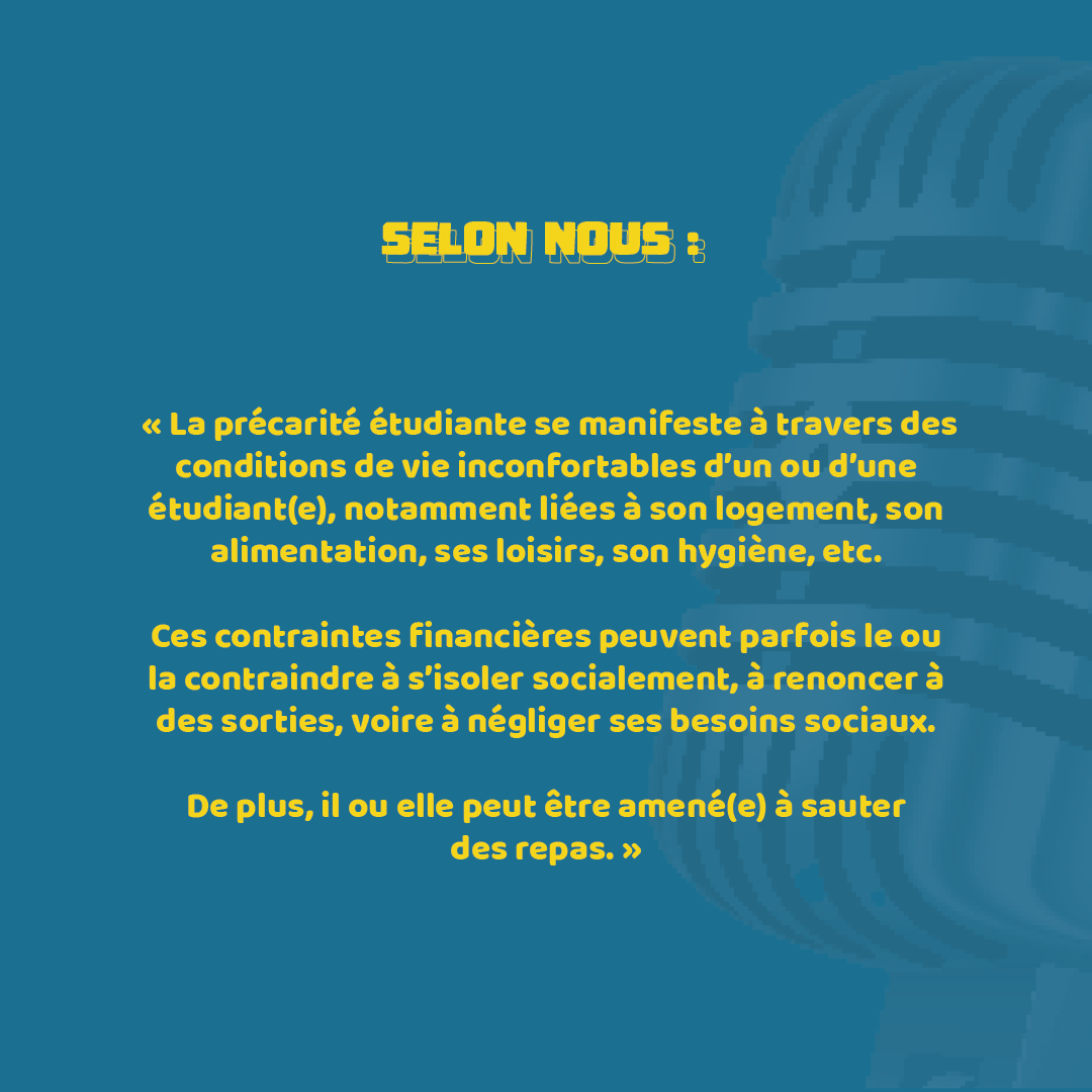 La précrité étudiante2